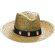 Sombrero de paja oscura estandar personalizado
