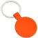 Llavero fluorescente de metal personalizado naranja fluorescente