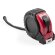 Flexometro de 3 metros con clip para cinturón personalizado rojo