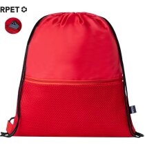 Mochila de cuerdas publicitaria Uznam en poliéster RPET 210D sostenible