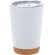 Vaso térmico Doyle de pp reciclado con base de corcho 260ml Blanco