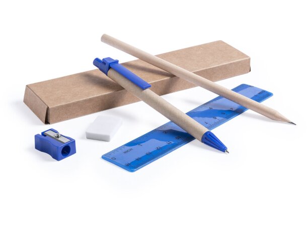 Set Gabon Azul detalle 1