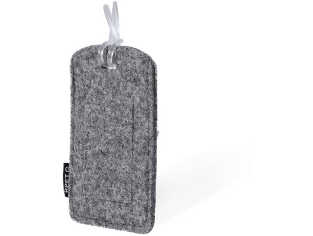 Etiqueta para maletas con cinta flexible de fieltro rPET Filip detalle 2
