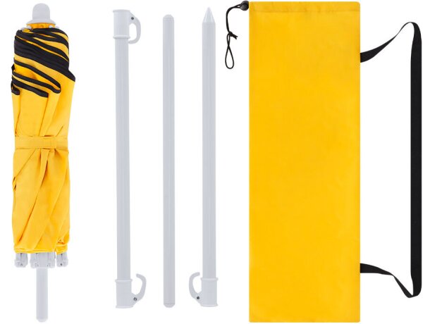 Sombrilla plegable Misarya con protección UV y funda de nylon detalle 2