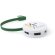 Dispositivo redondo con 4 puertos usb personalizado