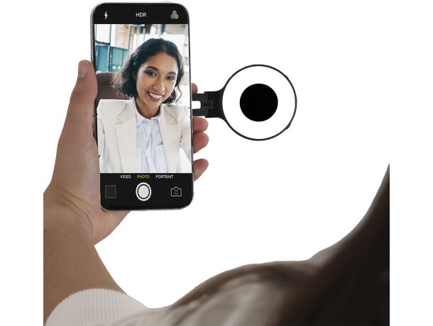 Anillo de luz Cenob con 24 LEDs y soporte magnético detalle 6