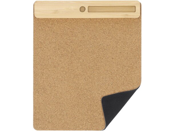 Alfombrilla multifunción Dannax con hub USB y base de bambú detalle 6