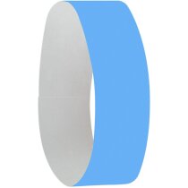 Pulsera fibra sintética azul claro barata