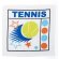 Toalla deportiva plegable Tenis