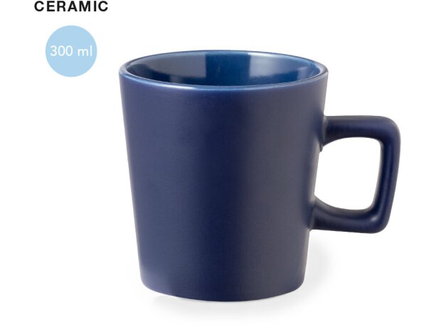 Tazas con asa cuadrada cerámica Maiba detalle 1