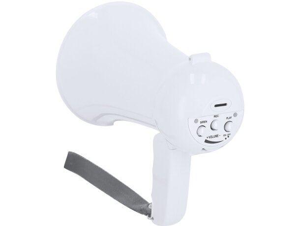 Megáfono Noloen plegable con grabadora, sirena y control detalle 2