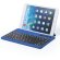 Teclado de polipiel con soporte barato azul