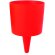 Soporte multiusos para clavar en la arena personalizado rojo