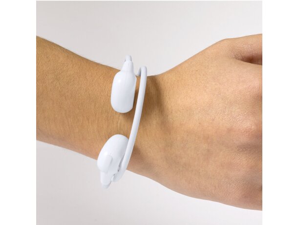 Auriculares con logo función manos libres de plastico Pulsex detalle 4