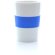 Vaso Nelo taza de cerámica con banda de silicona