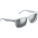 Gafas Bunner de sol con lente cuadrada blanco