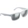 Gafas Bunner de sol con lente cuadrada merchandising blanco