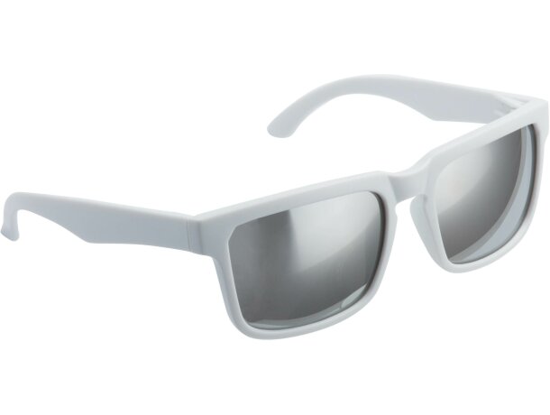 Gafas de sol con lente cuadrada blanca merchandising
