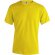 Camiseta Adulto manga corta en Color "keya" amarillo