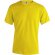 Camiseta Adulto manga corta en Color "keya" Amarillo