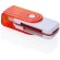 Lector de tarjetas de diseño moderno Rojo