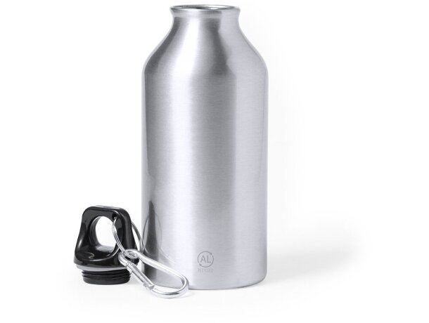 Botella Seirex de aluminio reciclado 400 ml acabado mate detalle 1