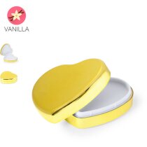 Bálsamo Mushu corazón metalizado con SPF15 vainilla