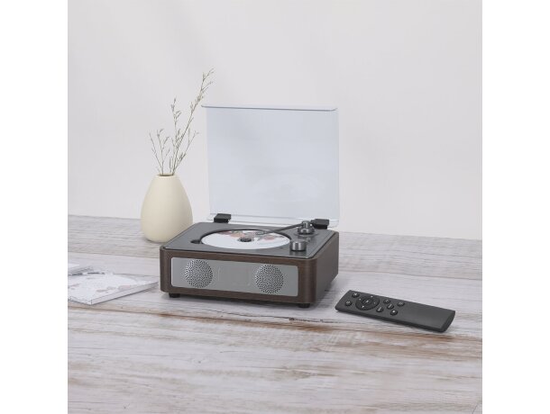 Reproductor CD Hopson madera con Bluetooth 5.3 detalle 6