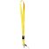 Lanyard Duble de poliéster de colores amarillo