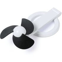 Ventilador portátil recargable personalizado negro Ventilador portátil recargable personalizado negro