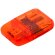 Lector usb de 4 tarjetas rojo
