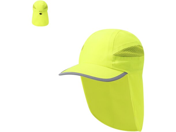 Gorra reflectante Fiola con paneles transpirables detalle 1