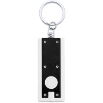 Llavero linterna con 1 led personalizado negro Llavero linterna con 1 led personalizado negro