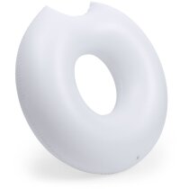 Flotador hinchable con forma de donut blanco Donutk