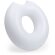 Flotador hinchable con forma de donut blanco Donutk