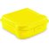 Fiambrera con forma para sandwich personalizada amarilla