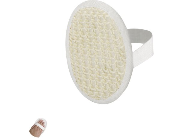 Esponja exfoliante de algodón natural Munix con cinta ajuste detalle 1