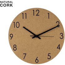 Reloj de pared Melzer en corcho natural