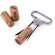 Sacacorchos Zydris de acero inoxidable sin perforar corcho detalle 3