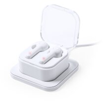 Auriculares cargador benyer blanco