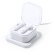 Auriculares Cargador Benyer blanco