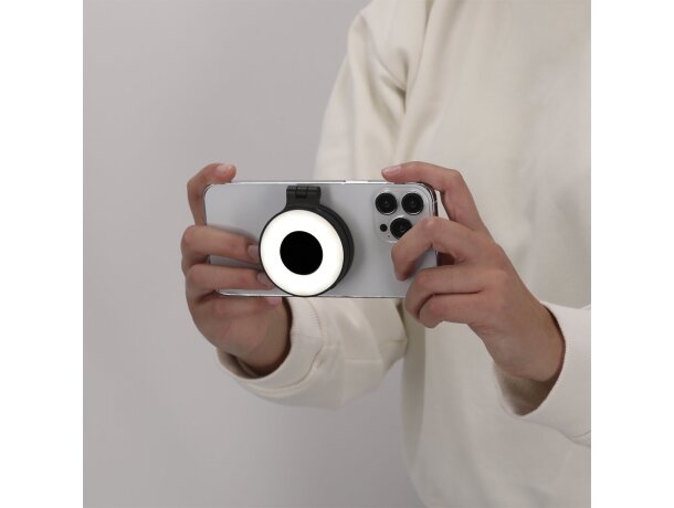 Anillo de luz Cenob con 24 LEDs y soporte magnético detalle 7