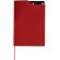 Bloc notas Nuron con portada rígida rpet y bolígrafo integrado Rojo
