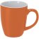 Taza cerámica Firanon 350ml con acabado brillante bicolor Naranja