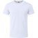 Camiseta adulto blanca algodón ring spun cuello redondo Epika Blanco