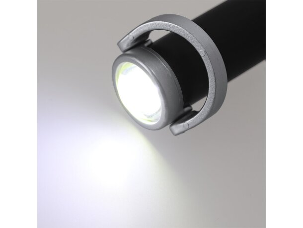 Linterna Luvaron recargable con 4 led y 8 luces cob detalle 2