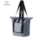 Jagsen bolsa viaje PVC impermeable 25L gris