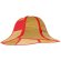 sombrero plegable con detalles para serigrafiar personalizado rojo