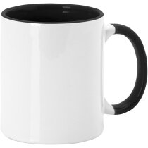 Taza de cerámica lisa para sublimacón interior de color personalizada