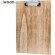Tablilla personalizada madera pinza metálica A4 287g natural sin color